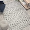 Flash Furniture Geometric Bohemian Low Pile Rug - 5' x 7' -Ivory/Gray Polyester RC-CR19-1330-57-IV-GR-GG - alternate 7